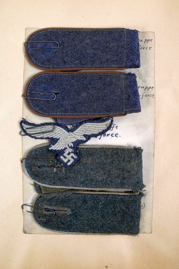 Identified WWII G.I. Scrapbook with German Shoulder Straps