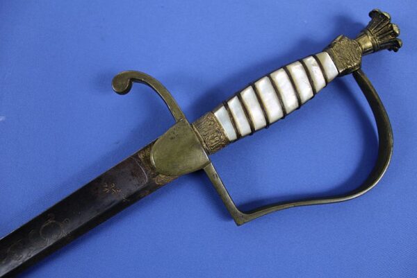 1830's / 1840's US Militia Staff Officer's Sword With Indian Princess Pommel - Image 7