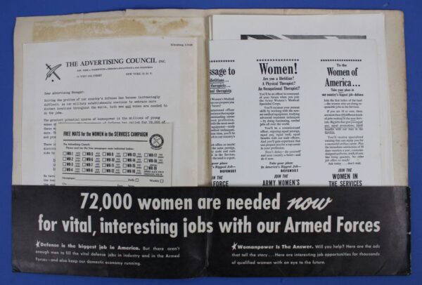 Korean War American Military Women's Recruiting Advertising Kit - Image 2