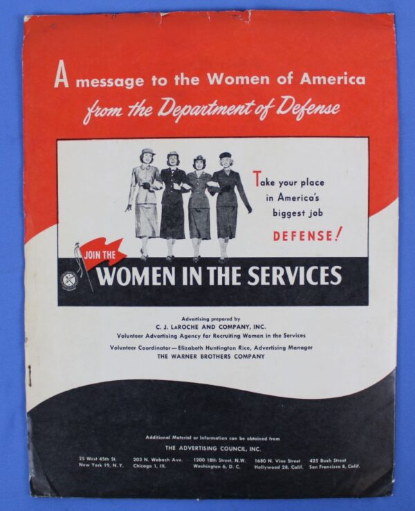 Korean War American Military Women's Recruiting Advertising Kit - Image 3