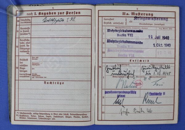 1940 German Wehrpass - Image 4