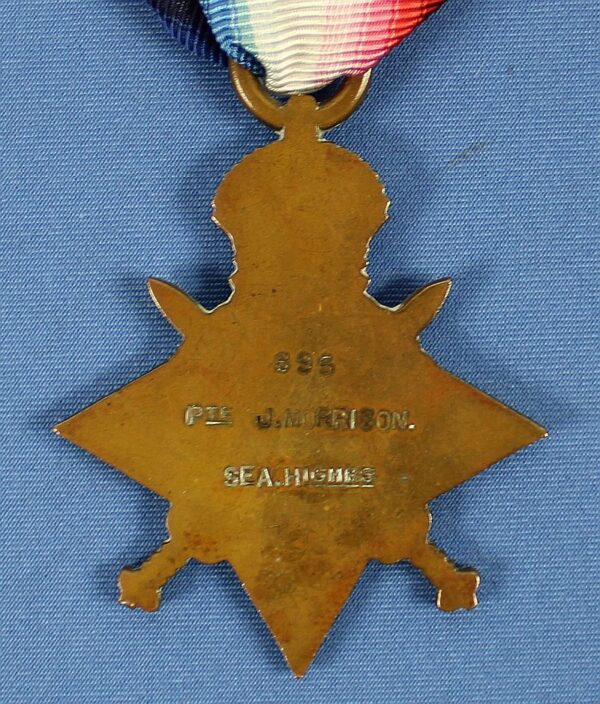 British WWI 1914-1915 Star to the Seaforth Highlanders - Image 2