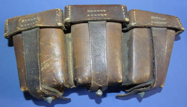 1917 Dated Model 1909 Mauser K98 Rifle Ammunition Pouch