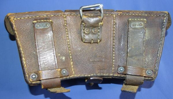 1917 Dated Model 1909 Mauser K98 Rifle Ammunition Pouch - Image 3