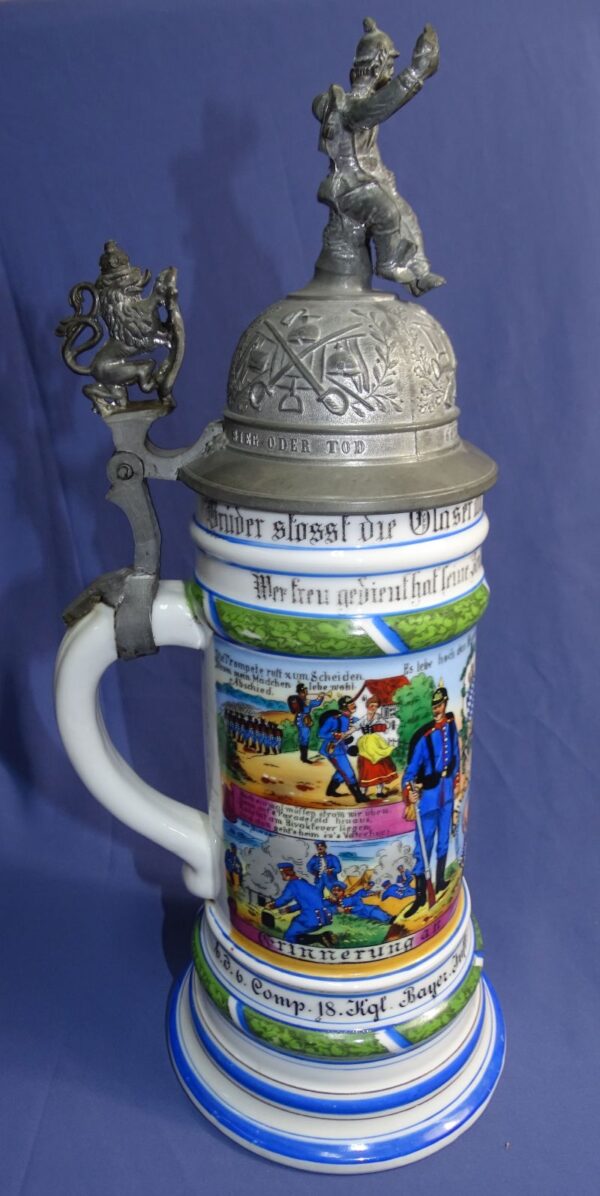 Imperial German 18th Bavarian Infantry Regiment Stein - Image 5