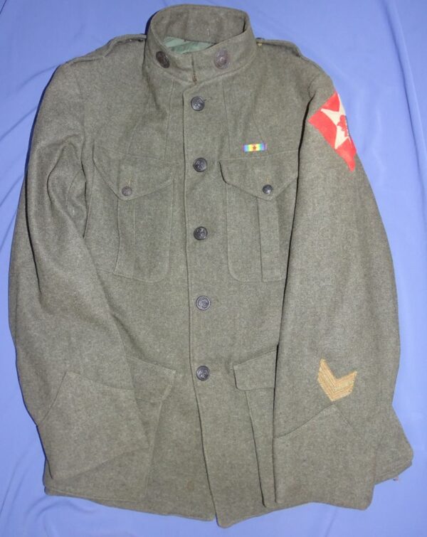 WWI Model 1917 1st Battalion 6th Marines 2nd Division Tunic