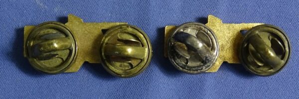 Pair WWII US Army Tank Destroyer Officer's Collar Insignia - Image 2