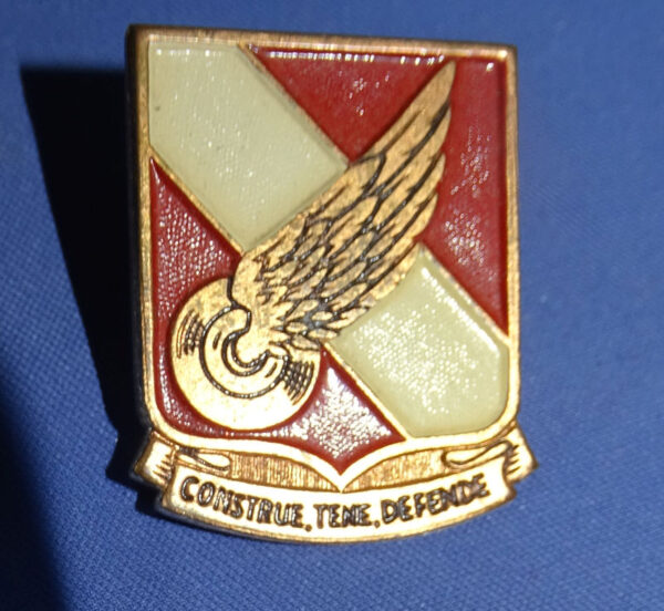 German Occupation Theater Made 840th Aviation Engineer Bn DI/Crest LAUR NURNBERG