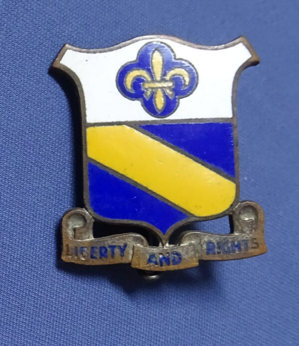 WWII Italian Theater Made 349th Infantry Regiment DI/Crest
