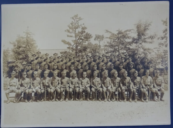 WWII Japanese Soldiers Photograph 5-3/4 x 4-1/4"