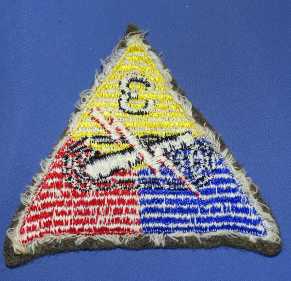 WWII Wool 3rd Armored Division Patch - Image 2