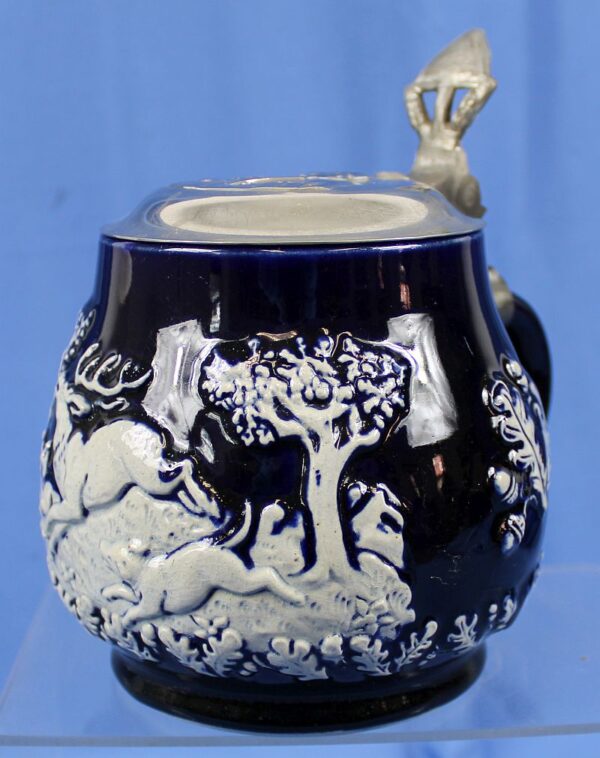 RAD Labor Service Commemorative Stein with Hunt Scene - Image 3