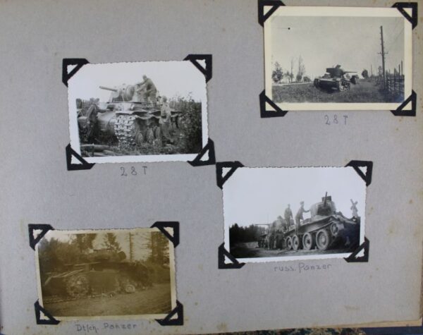WWII German Army Tank Destroyer Unit Invasion of Russia Photograph Album - Image 8
