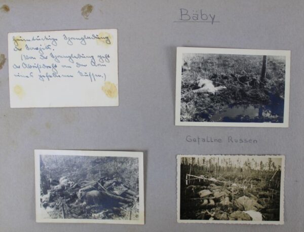 WWII German Army Tank Destroyer Unit Invasion of Russia Photograph Album - Image 10