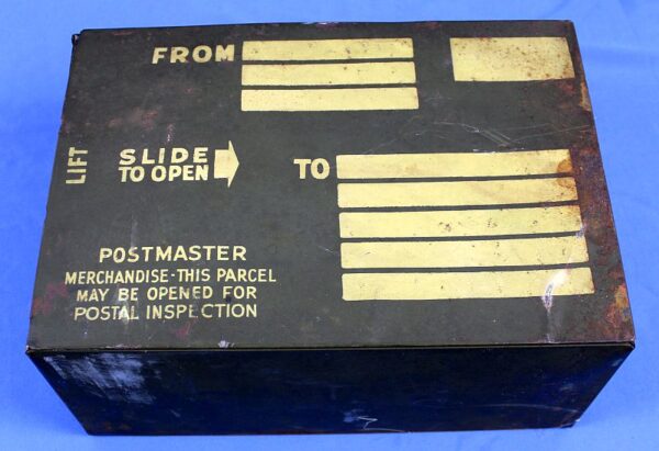 WWII Home Front to GI Metal Shipping Box