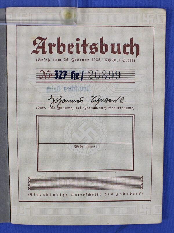 Third Reich Arbeitsbuch - Image 2