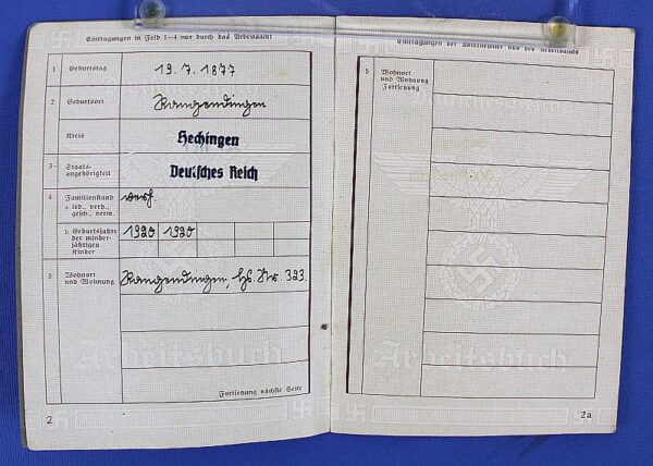 Third Reich Arbeitsbuch - Image 3