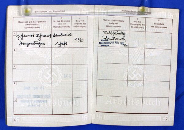 Third Reich Arbeitsbuch - Image 4