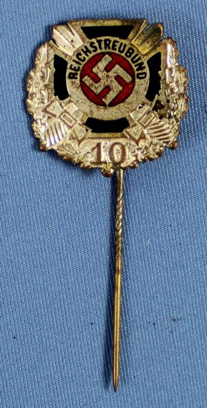 Reichstreubund 10 Year Member Stickpin