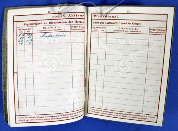 1944 German Army Wehrpass - Image 5