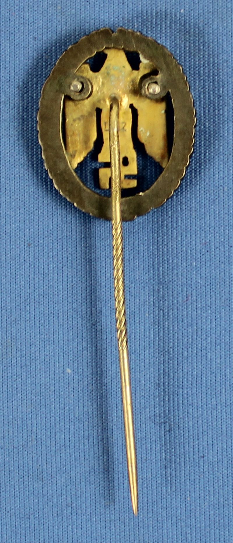 Gau Sudetenland Commemorative Badge Stickpin Marked L/12 (C.E. Junker) - Image 2
