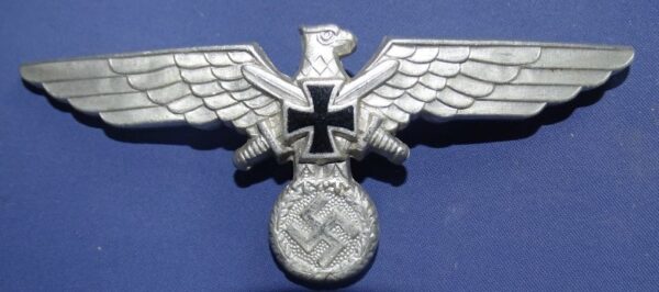 NS-RKB Veterans Pin Back Metal Breast Eagle
