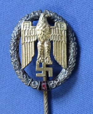 Gau Sudetenland Commemorative Badge Stickpin Marked L/12 (C.E. Junker)