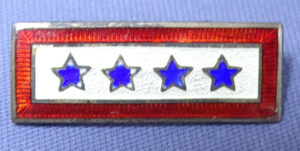WWI 4 Sons In Service Sterling Pin