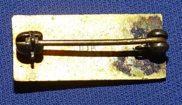 WWI Son In Service Gold Star Black Border 10K Pin - Image 2