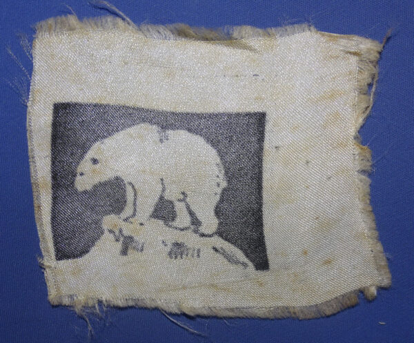 WWII U.S.M.C Iceland Silk Polar Bear Patch - Image 2