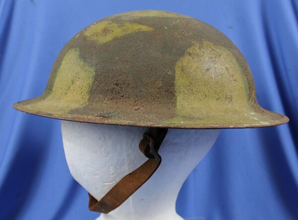 WWI Camouflage M1917 Combat Helmet - Image 4