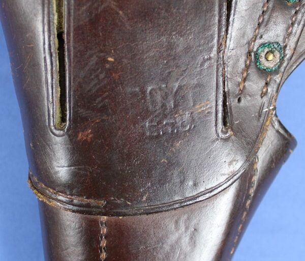 WWII Web Belt with Pistol Holster, Ammo Pouches, Bandage Pouch, and Canteen and Cup Set - Image 3