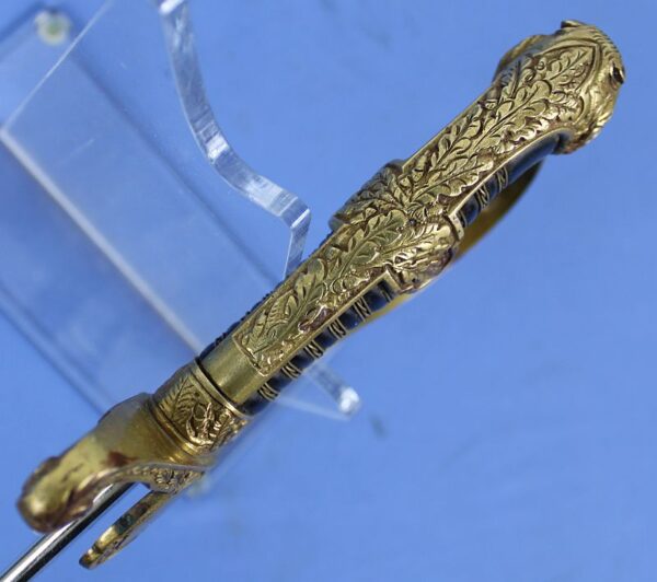 Third Reich Army Officer Lion Head Sword - Image 8
