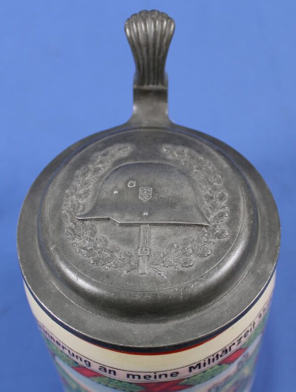 Third Reich Army 1937-1939 Service Stein for Infantry Regiment 80 - Image 2