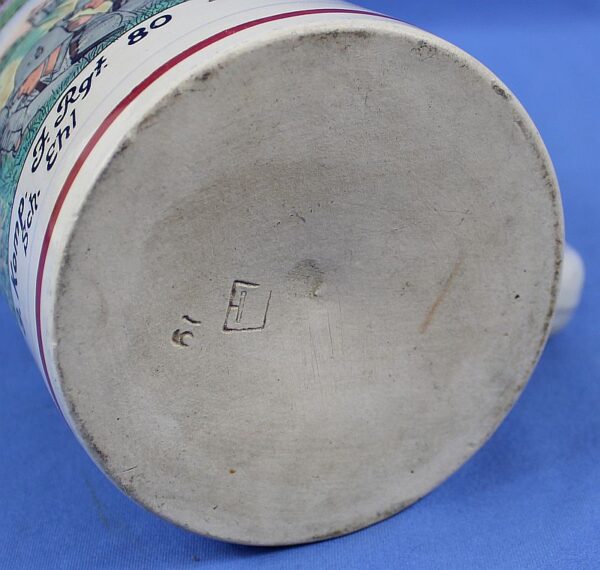 Third Reich Army 1937-1939 Service Stein for Infantry Regiment 80 - Image 3