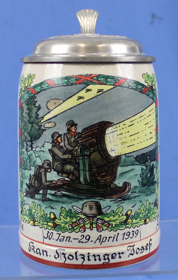 Named Luftwaffe Flak Abteilung 75 Search Light Service Stein