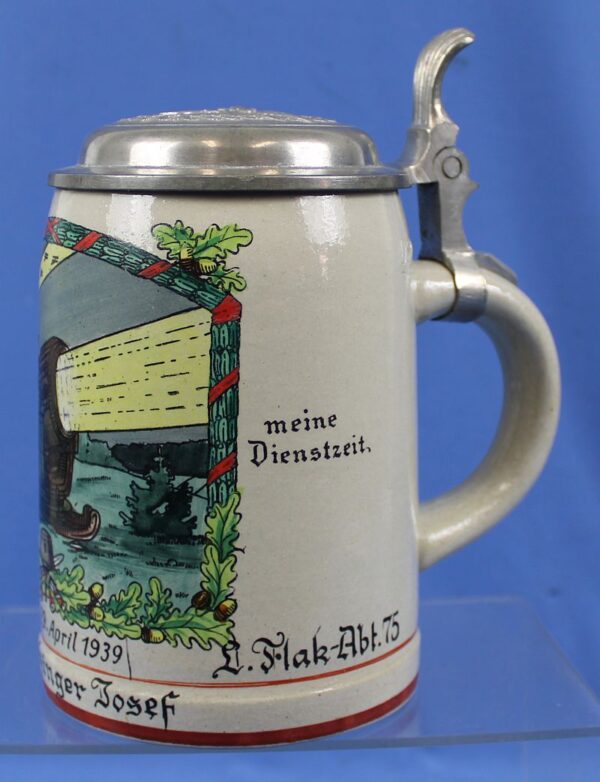 Named Luftwaffe Flak Abteilung 75 Search Light Service Stein - Image 3