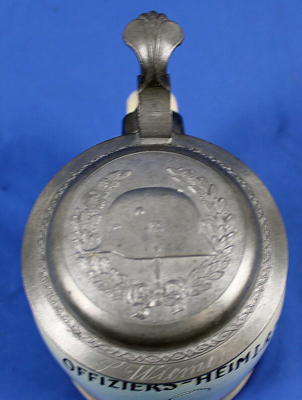 Named Third Reich Pied Piper Infantry Regiment 74 Officer's Club Stein - Image 2