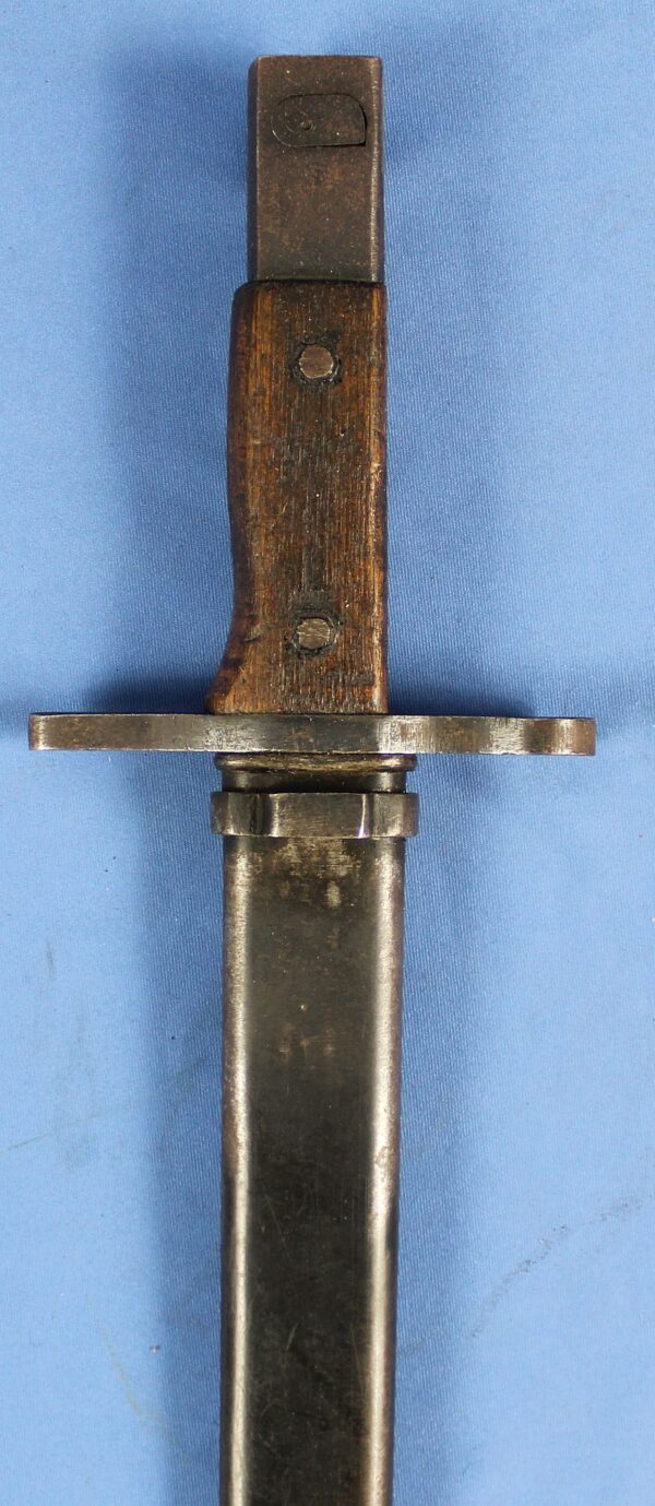 WWII Japanese Arisaka Rifle Bayonet by Toyoda Automatic Loom Works Under Nagoya Arsenal Supervision