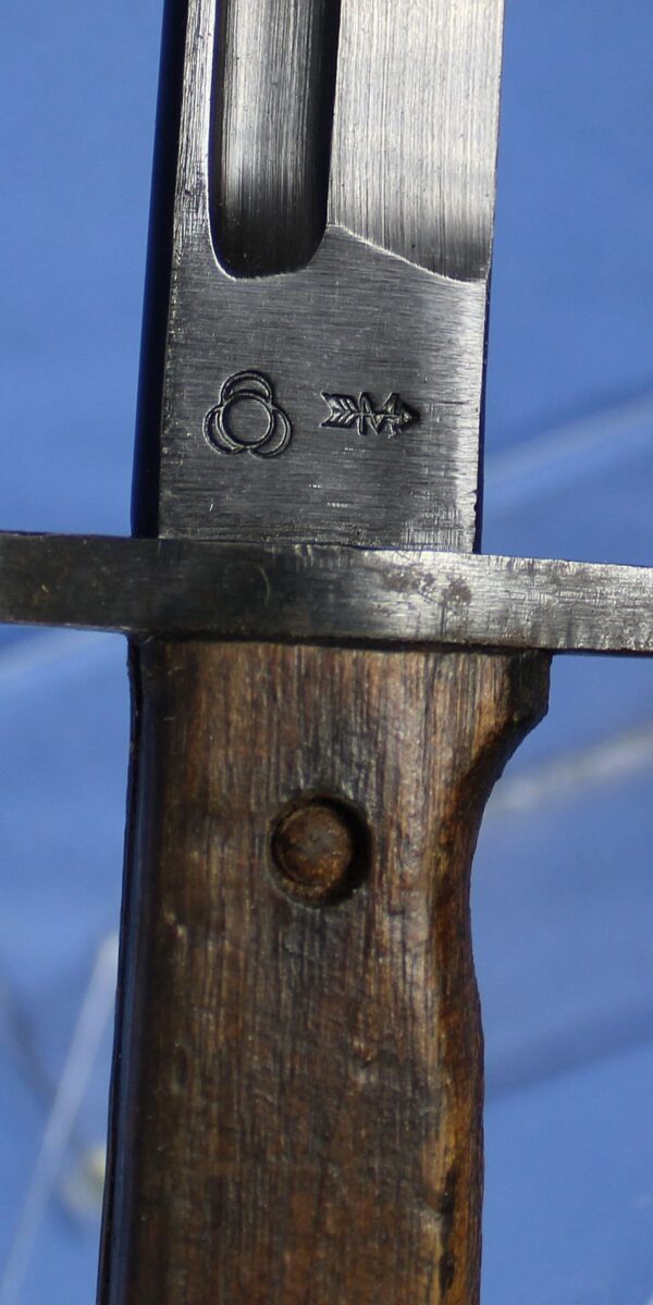 WWII Japanese Arisaka Rifle Bayonet by National Denki Under Kokura Arsenal Supervision - Image 6