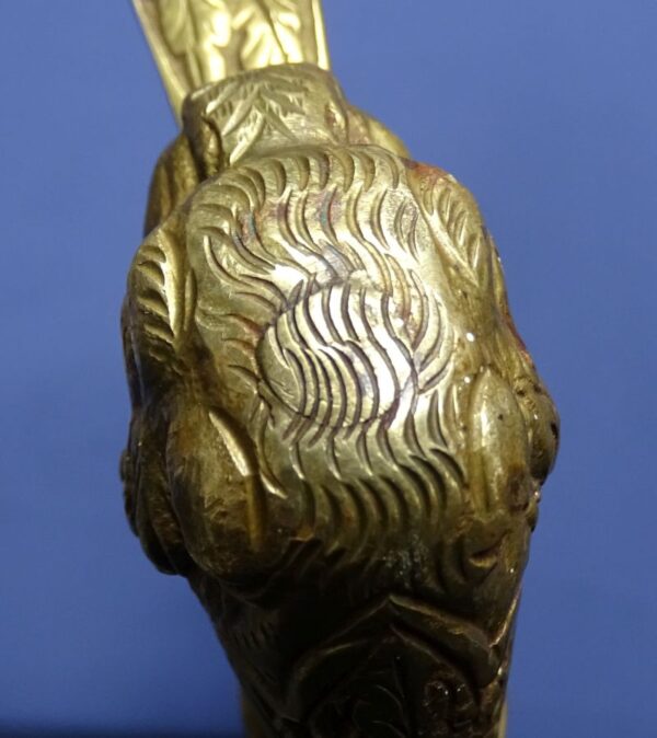 Third Reich Army Officer Lion Head Sword - Image 11