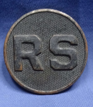 WWI Recruiting Service Collar Disk