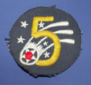 WWII Australian Made 5th Airforce Patch