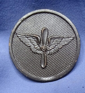 WWI Air Service Pin Back Collar Disk
