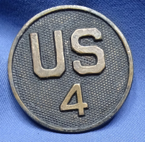 WWI U.S. 4 Collar Disk