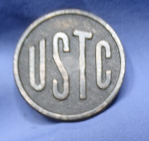 WWI "USTC" U.S. Training Camp Collar Disk