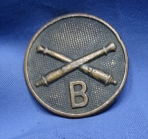 WWI Artillery Battery B Collar Disk