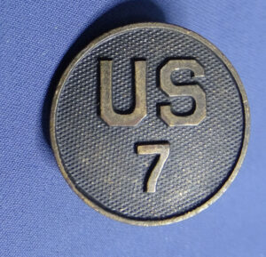 WWI U.S. 7 Collar Disk