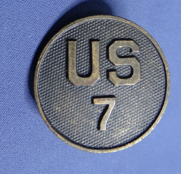 WWI U.S. 7 Collar Disk