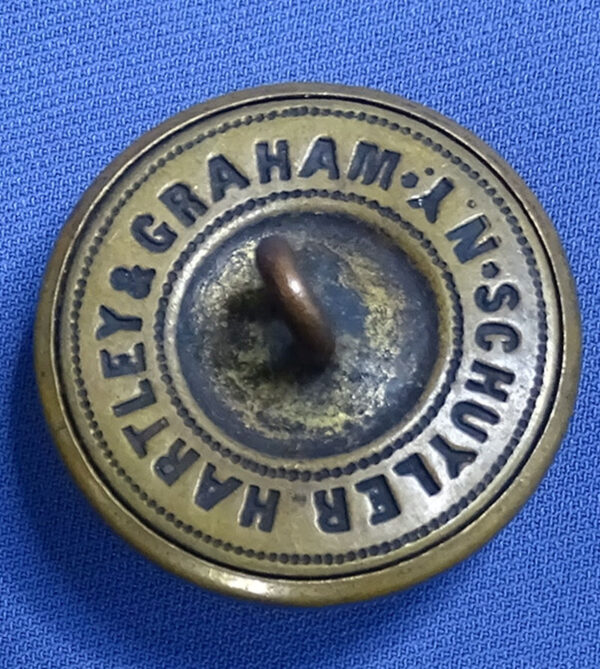 Civil War NY State Button / Schuyler Hartley & Graham NY - Image 2